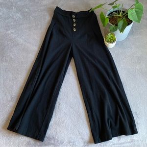 Streetwear society black palazzo pants size small